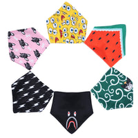 HKM-9254717 Adjustable Triangle Scarf Bib for Small Dogs - Soft and Comfortable Fabric