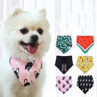 HKM-9254717 Adjustable Triangle Scarf Bib for Small Dogs - Soft and Comfortable Fabric