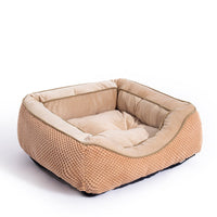 HKM-9257149 Plush Faux Fur Dog Crate Bed for Medium Dogs - Soft, Washable Mat with Non-Slip Bottom