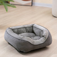 HKM-9257149 Plush Faux Fur Dog Crate Bed for Medium Dogs - Soft, Washable Mat with Non-Slip Bottom