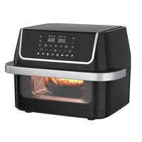 HKM-925779 10L Dual-Core Air Fryer with Large Capacity and Visual Oven Window for Multifunctional Cooking and Grilling