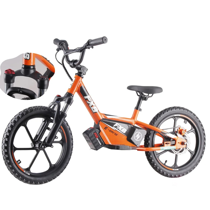 HKM-925779 Children's 16" Electric Balance Bike, 350W 36V, Aluminum Alloy Frame, Disc Brake, Ages 5-12