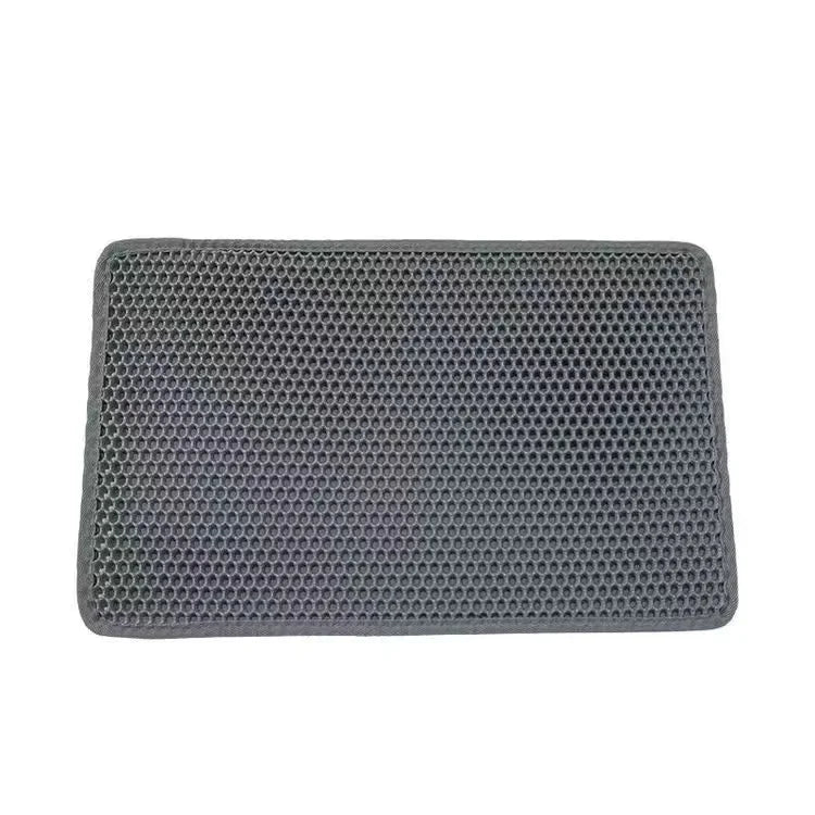 HKM-9258941 Waterproof Double Layer Cat Litter Pad with Quilted Edges, Easy Clean EVA Foam Mat