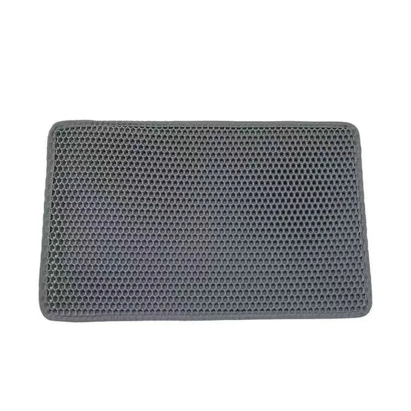 HKM-9258941 Waterproof Double Layer Cat Litter Pad with Quilted Edges, Easy Clean EVA Foam Mat