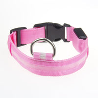 HKM-9259069 Rechargeable LED Luminous Dog Collar in Various Colors and Sizes
