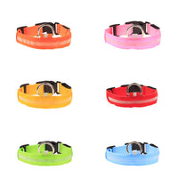 HKM-9259069 Rechargeable LED Luminous Dog Collar in Various Colors and Sizes