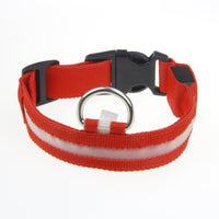 HKM-9259069 Rechargeable LED Luminous Dog Collar in Various Colors and Sizes