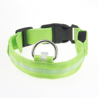 HKM-9259069 Rechargeable LED Luminous Dog Collar in Various Colors and Sizes