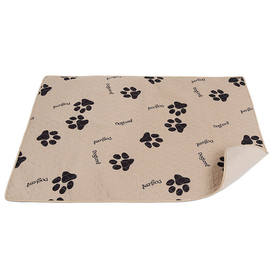 HKM-925907 Extra Large Washable Pet Dog Pads for Training and Environmental Protection - 135x100CM, Gray and Beige Options