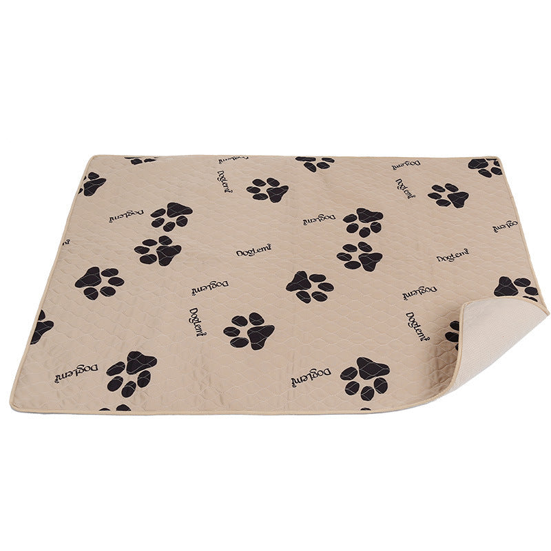 HKM-925907 Extra Large Washable Pet Dog Pads for Training and Environmental Protection - 135x100CM, Gray and Beige Options