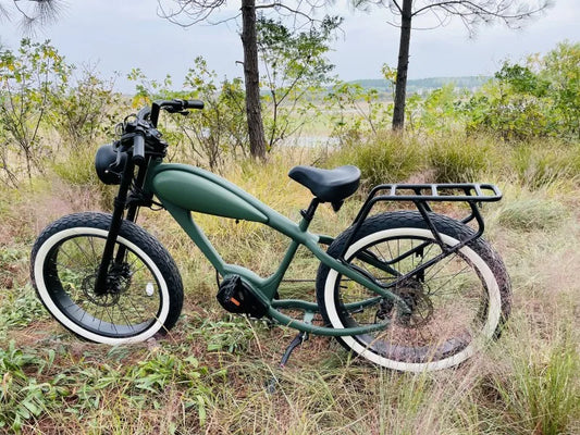 HKM-925907 Hybrid Electric Bicycle - Retro Style 48V E-Bike with 26" Wheels and 7-Speed Gears