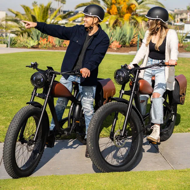 HKM-925907 Hybrid Electric Bicycle - Retro Style 48V E-Bike with 26" Wheels and 7-Speed Gears