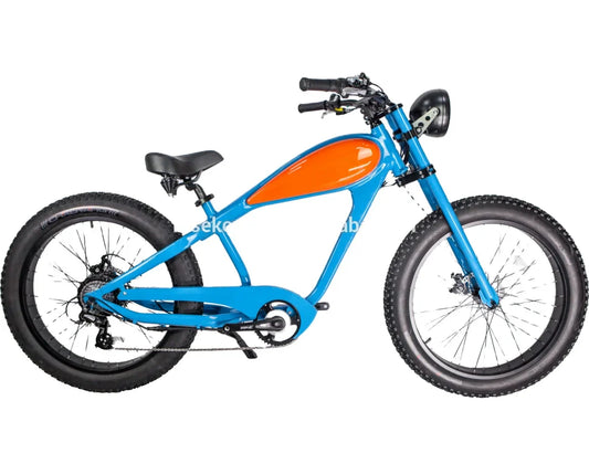 HKM-925907 Hybrid Electric Bicycle - Retro Style 48V E-Bike with 26" Wheels and 7-Speed Gears