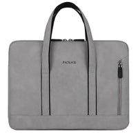 HKM-925907 Slim Vintage PU Leather Laptop Shoulder Briefcase for Women