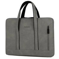 HKM-925907 Slim Vintage PU Leather Laptop Shoulder Briefcase for Women