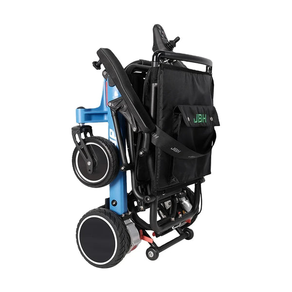 HKM-926227 Outdoor Folding Electric Wheelchair with Dual 250W Motors and 12Ah Lithium Battery, Aluminum alloy Frame, 265 lb Load Capacity, 4.0 mph Top Speed