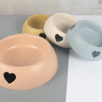 HKM-9263037 Stylish Replacement Dog Bowl in White, Blue, Yellow, and Orange - Small & Large Sizes Available