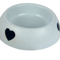 HKM-9263037 Stylish Replacement Dog Bowl in White, Blue, Yellow, and Orange - Small & Large Sizes Available