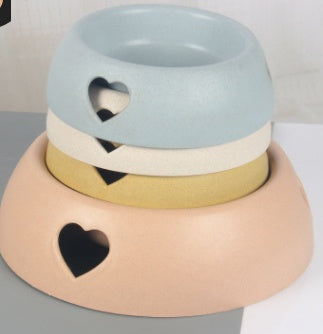 HKM-9263037 Stylish Replacement Dog Bowl in White, Blue, Yellow, and Orange - Small & Large Sizes Available