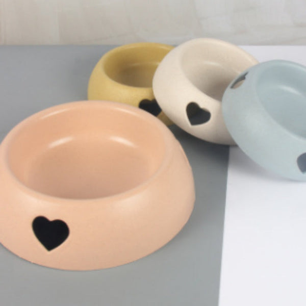 HKM-9263037 Stylish Replacement Dog Bowl in White, Blue, Yellow, and Orange - Small & Large Sizes Available