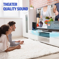 HKM-926355 2.1 Channel Sound Bar with Subwoofer - Wireless Home Theatre Sound System for TVs