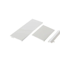 HKM-926419 Three-in-One SD Card Expansion Slot Baffle for Gaming Consoles - White and Black, Plastic Material