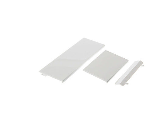 HKM-926419 Three-in-One SD Card Expansion Slot Baffle for Gaming Consoles - White and Black, Plastic Material