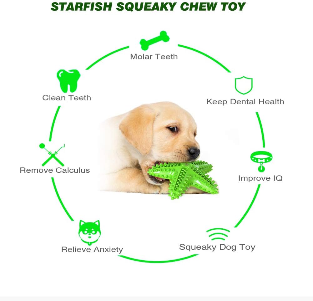 HKM-9264317 Natural Toothbrush for Small and Medium Dogs - Effective Teeth Cleaning Tool