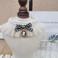 HKM-9264829 Fragrance Pearl Collar for Small Pets - XS to L Sizes Available