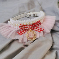 HKM-9264829 Fragrance Pearl Collar for Small Pets - XS to L Sizes Available