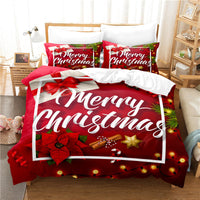 HKM-926675 Three-Piece Modern Flower Pattern Bedding Set, 99.9% Polyester Fiber, Available in Multiple Sizes