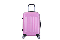 HKM-926739 3-Piece Trolley Suitcase Set - White Travel Luggage with 4 Wheels, ABS+PC Material