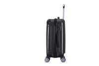HKM-926739 3-Piece Trolley Suitcase Set - White Travel Luggage with 4 Wheels, ABS+PC Material