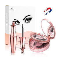 HKM-926739 Magnet False Eyelashes with Eyeliner - Black, 13.7 x 11.7 x 2.8 cm