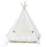 HKM-9267645 Spotted Tent Cat Kennel - Soft Cloth Pet Nest for Cats in Various Sizes