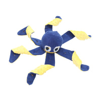 HKM-926803 Big-Eyed Octopus Plush Dog Toy with Sound and Hidden Treat Compartment