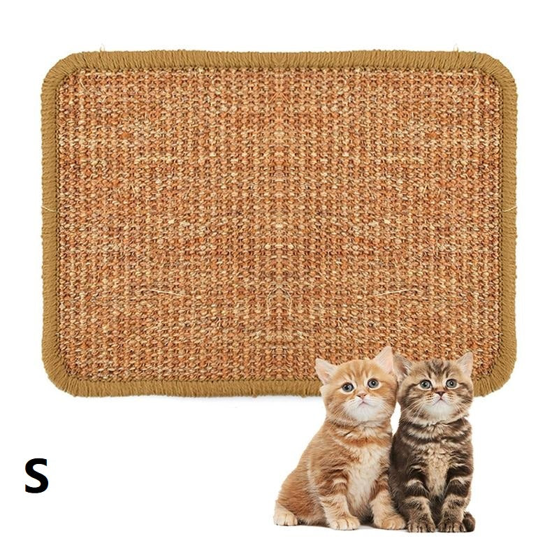 HKM-9268797 Natural Sisal Anti-Scratch Cat Scratching Mat with Skid-Proof Design - Multiple Sizes Available
