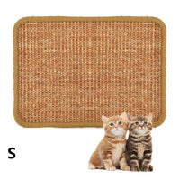 HKM-9268797 Natural Sisal Anti-Scratch Cat Scratching Mat with Skid-Proof Design - Multiple Sizes Available