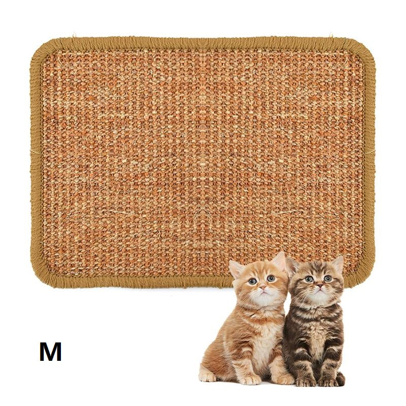 HKM-9268797 Natural Sisal Anti-Scratch Cat Scratching Mat with Skid-Proof Design - Multiple Sizes Available