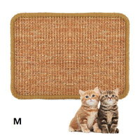 HKM-9268797 Natural Sisal Anti-Scratch Cat Scratching Mat with Skid-Proof Design - Multiple Sizes Available