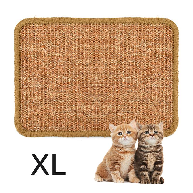 HKM-9268797 Natural Sisal Anti-Scratch Cat Scratching Mat with Skid-Proof Design - Multiple Sizes Available