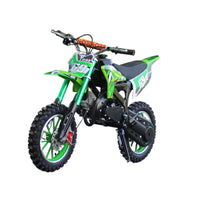 HKM-926931 49cc Mini Gas Dirt Bike - 2-Stroke Motorcycle for Teens with Max Speed 40km/h, Disc Brakes and 10-Inch Wheels