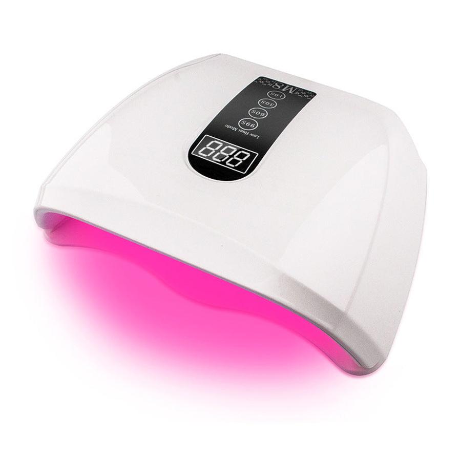 HKM-926995 Two-Handed LED Nail Phototherapy Light Therapy Machine - 96W with 48 Beads - Features 365 & 405 nm Wavelengths