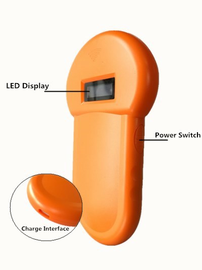 HKM-9270077 134.2kHz Animal ID Chip Reader with 12cm Reading Distance, USB Powered Scanner