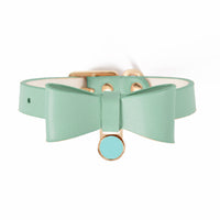 HKM-9270589 Stylish Leather Cat Collar in Various Colors - Adjustable and Comfortable Fit