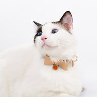 HKM-9270589 Stylish Leather Cat Collar in Various Colors - Adjustable and Comfortable Fit