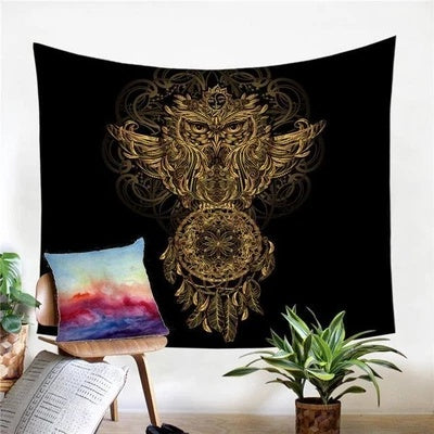 HKM-927059 Versatile Digital Printed Tapestry - Plush Polyester Fabric for Home Decor and More