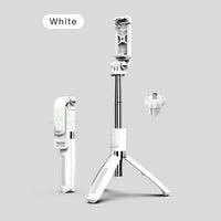 HKM-927059 Wireless Bluetooth Selfie Stick with Remote Control and Tripod, Compatible with Smartphones and Action Cameras