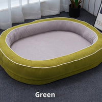 HKM-9272637 Large Removable Oval Pet Bed for Dogs - Four Seasons Universal, Multiple Colors Available