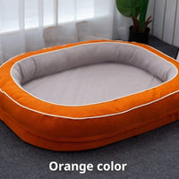 HKM-9272637 Large Removable Oval Pet Bed for Dogs - Four Seasons Universal, Multiple Colors Available